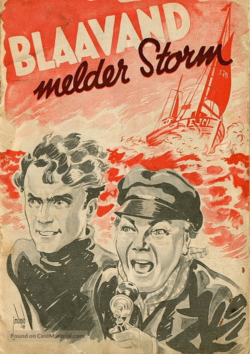 Blaavand melder Storm - Danish Movie Poster