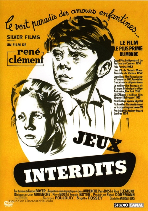 Jeux interdits - French DVD movie cover