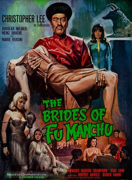 The Brides of Fu Manchu - British poster