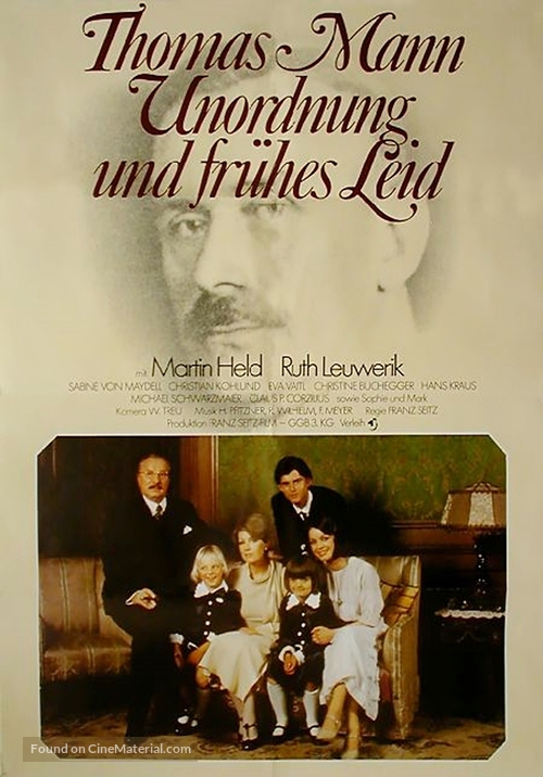 Unordnung und fr&uuml;hes Leid - German Movie Poster