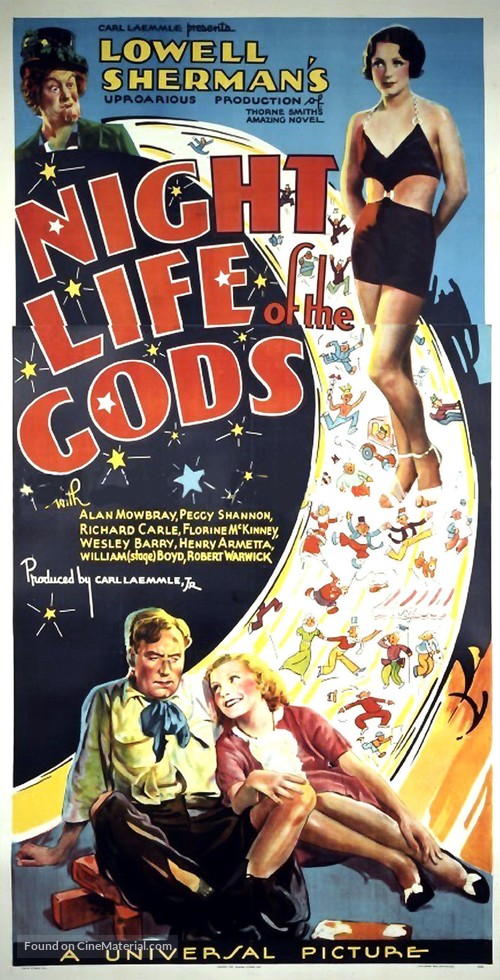 Night Life of the Gods - Movie Poster