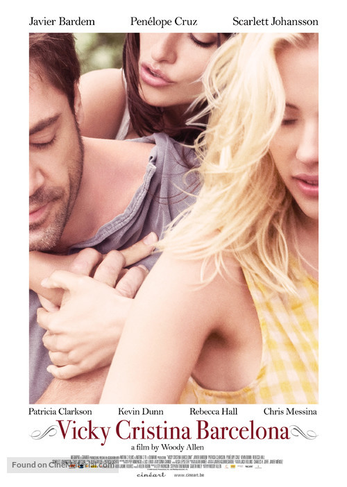 Vicky Cristina Barcelona - Belgian Movie Poster