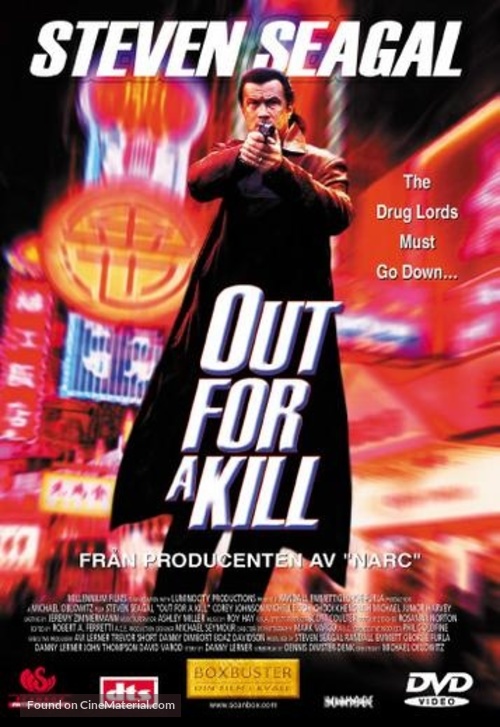 Out For A Kill - Swedish DVD movie cover