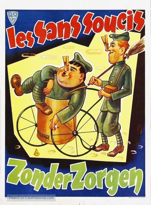 Pack Up Your Troubles - Belgian Movie Poster