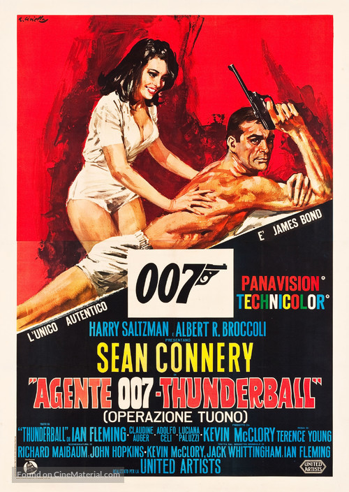 Thunderball - Italian Movie Poster