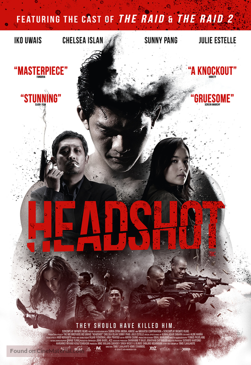 Headshot - British Movie Poster
