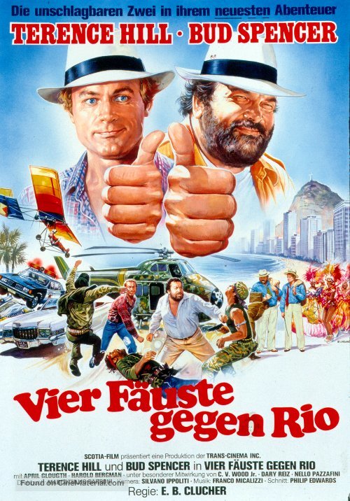 Non c&#039;&eacute; due senza quattro - German Movie Poster