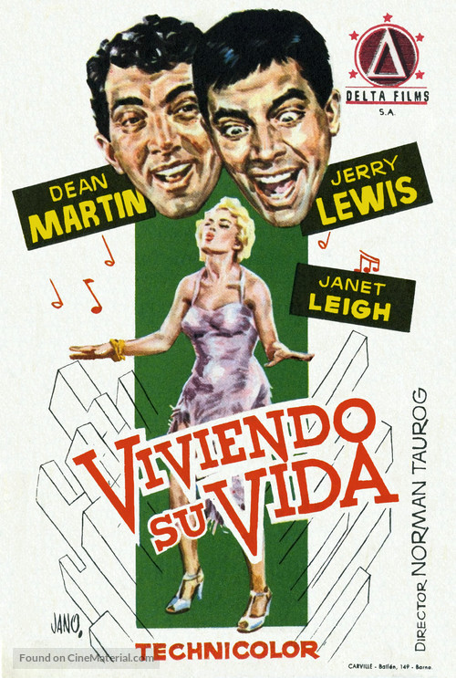 Living It Up - Spanish Movie Poster