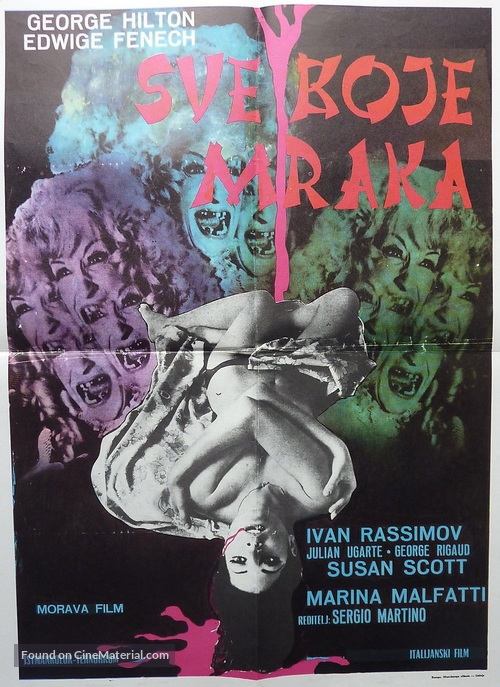 Tutti i colori del buio - Yugoslav Movie Poster