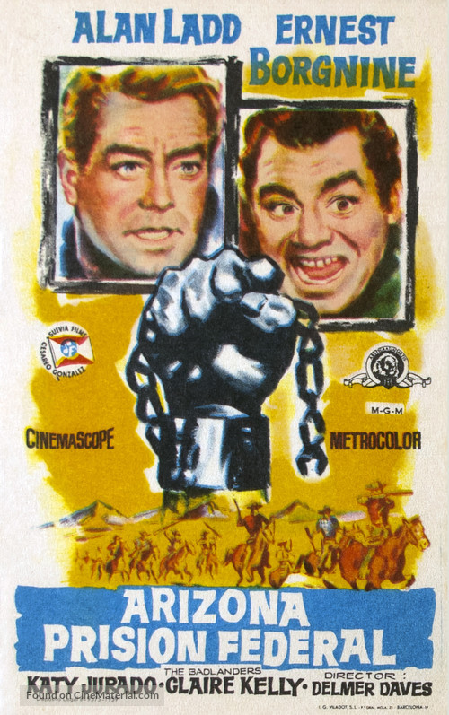 The Badlanders - Spanish Movie Poster