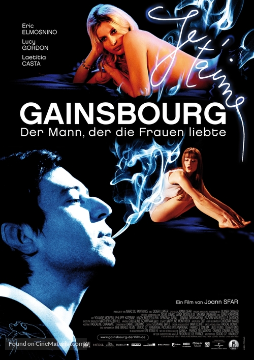 Gainsbourg (Vie h&eacute;ro&iuml;que) - German Movie Poster