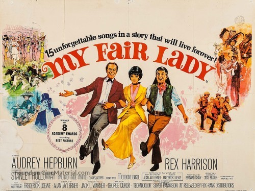 My Fair Lady - British Movie Poster