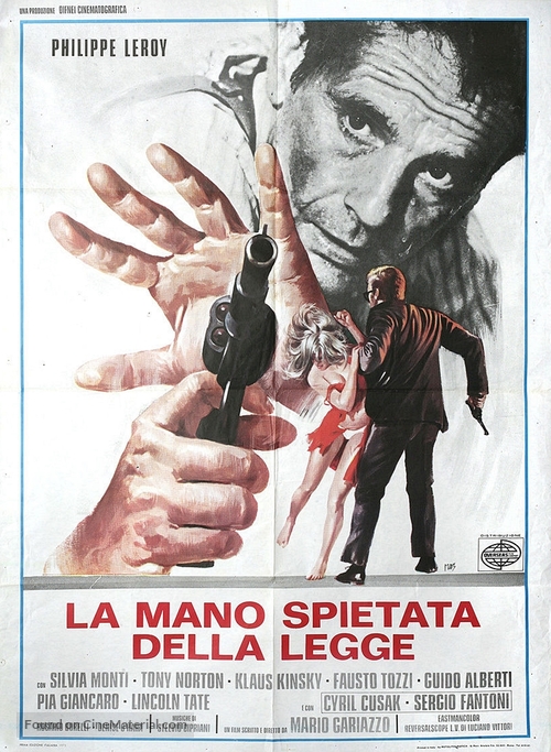 La mano spietata della legge - Italian Movie Poster