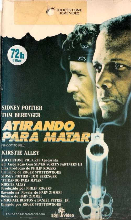 Shoot to Kill - Brazilian VHS movie cover