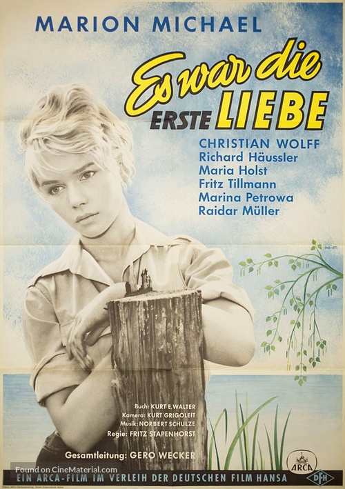 Es war die erste Liebe - German Movie Poster