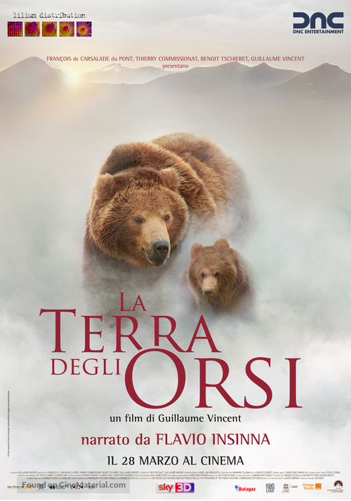 Terre des ours - Italian Movie Poster