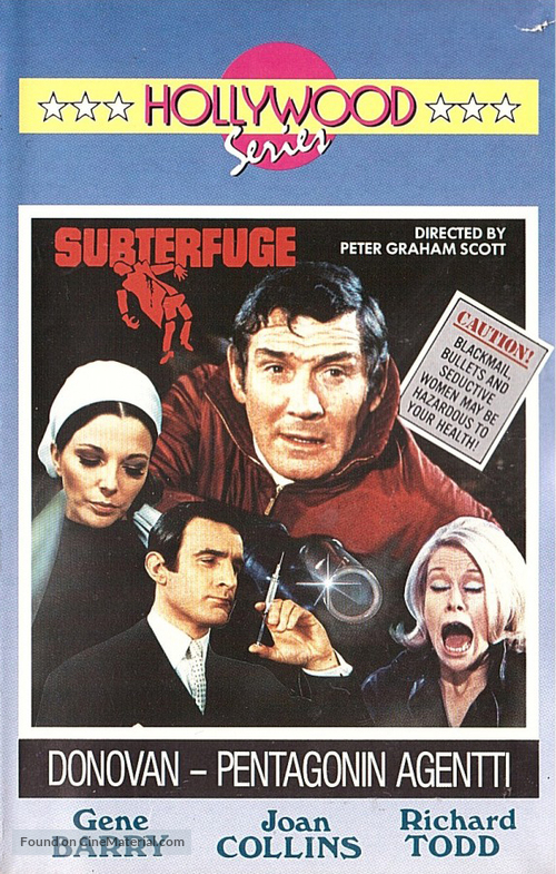 Subterfuge - Finnish VHS movie cover