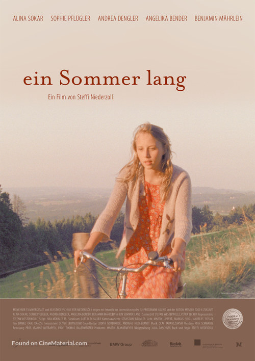 Ein Sommer lang - German Movie Poster