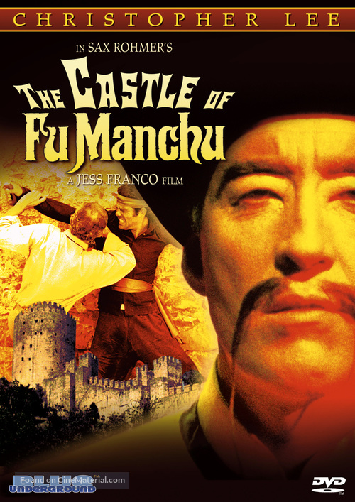 The Castle of Fu Manchu - DVD movie cover