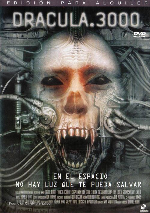 Dracula 3000 - Spanish DVD movie cover