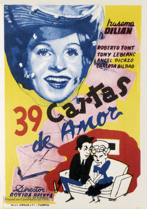 39 cartas de amor - Spanish Movie Poster