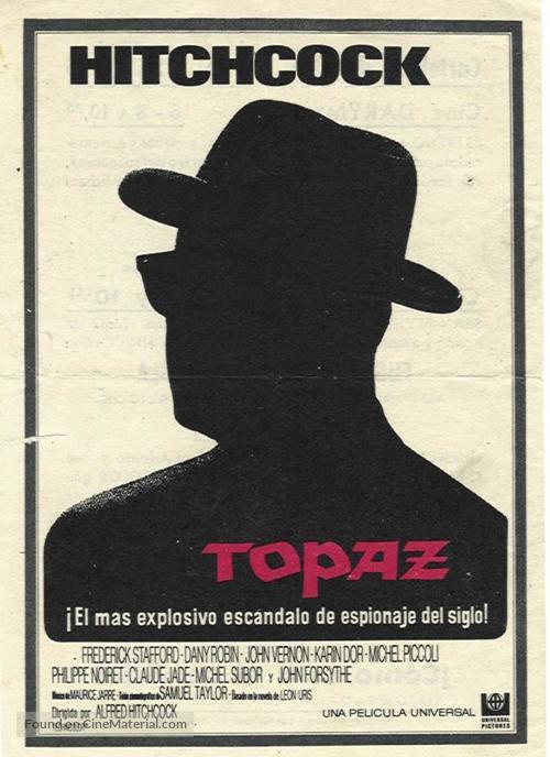 Topaz - Spanish Movie Poster