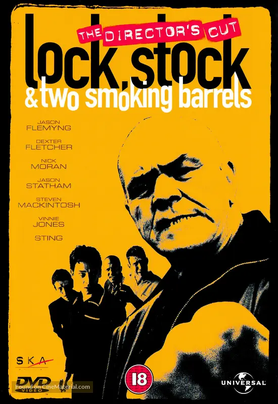 Lock Stock And Two Smoking Barrels - British DVD movie cover