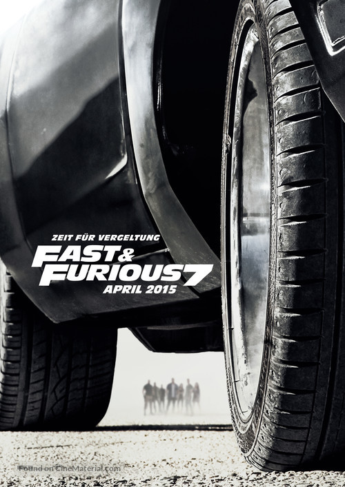 Furious 7 - German Movie Poster