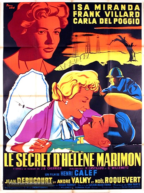 Secret d&#039;H&eacute;l&egrave;ne Marimon, Le - French Movie Poster