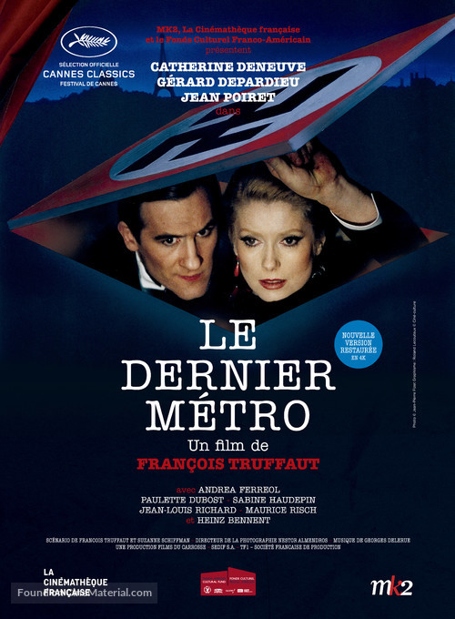 Le dernier m&eacute;tro - French Movie Poster