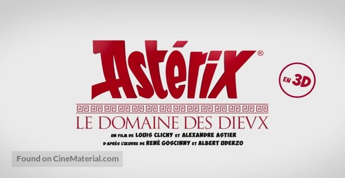 Ast&eacute;rix: Le domaine des dieux - French Logo