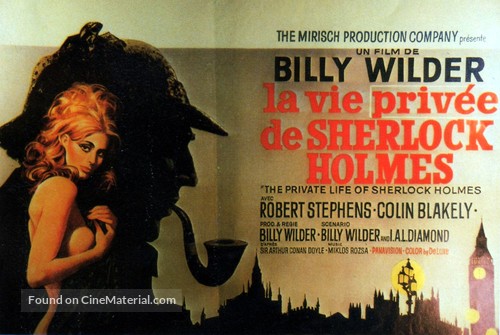 The Private Life of Sherlock Holmes - Belgian Movie Poster