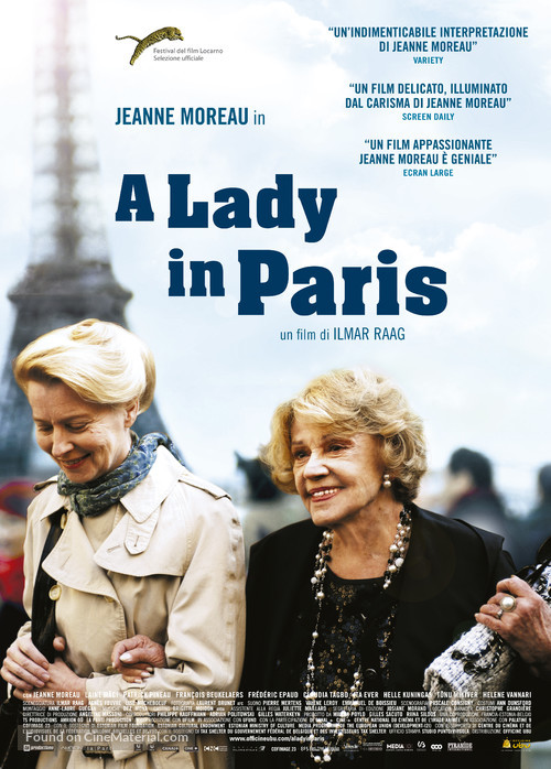Une Estonienne &agrave; Paris - Italian Movie Poster