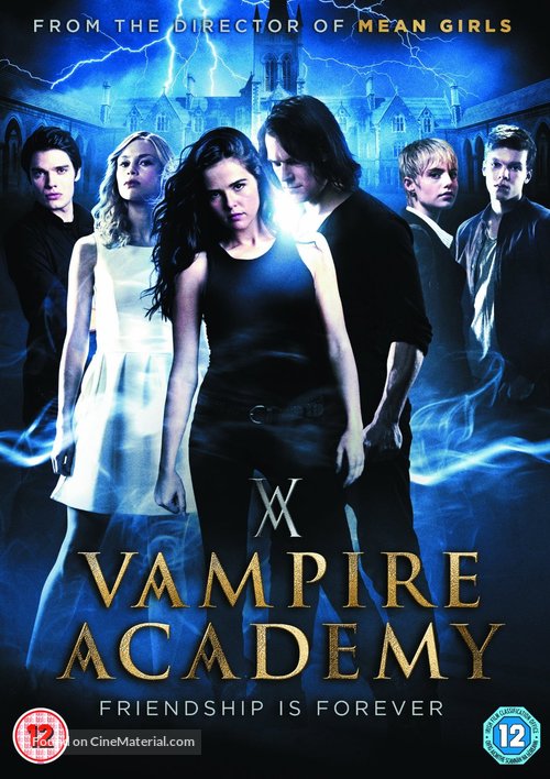 Vampire Academy - British DVD movie cover
