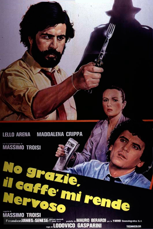 No grazie, il caff&egrave; mi rende nervoso - Italian Movie Poster