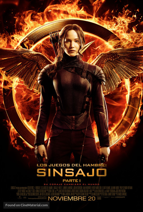 The Hunger Games: Mockingjay - Part 1 - Argentinian Movie Poster