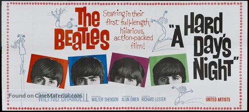 A Hard Day&#039;s Night - Theatrical movie poster