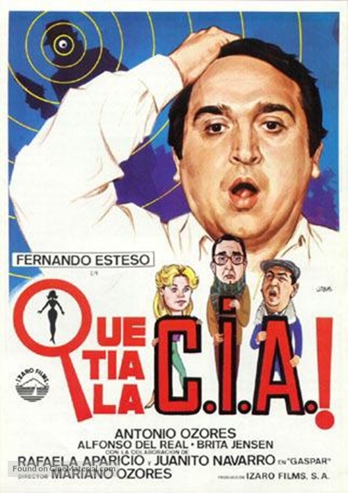 &iexcl;Qu&eacute; t&iacute;a la C.I.A.! - Spanish Movie Poster