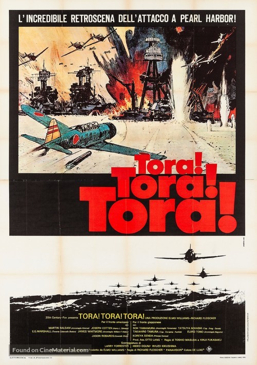 Tora! Tora! Tora! - Italian Movie Poster