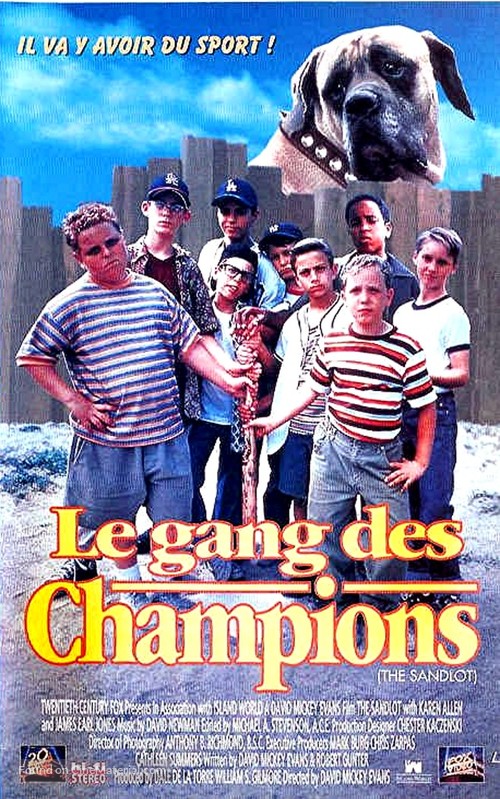 The Sandlot - French VHS movie cover