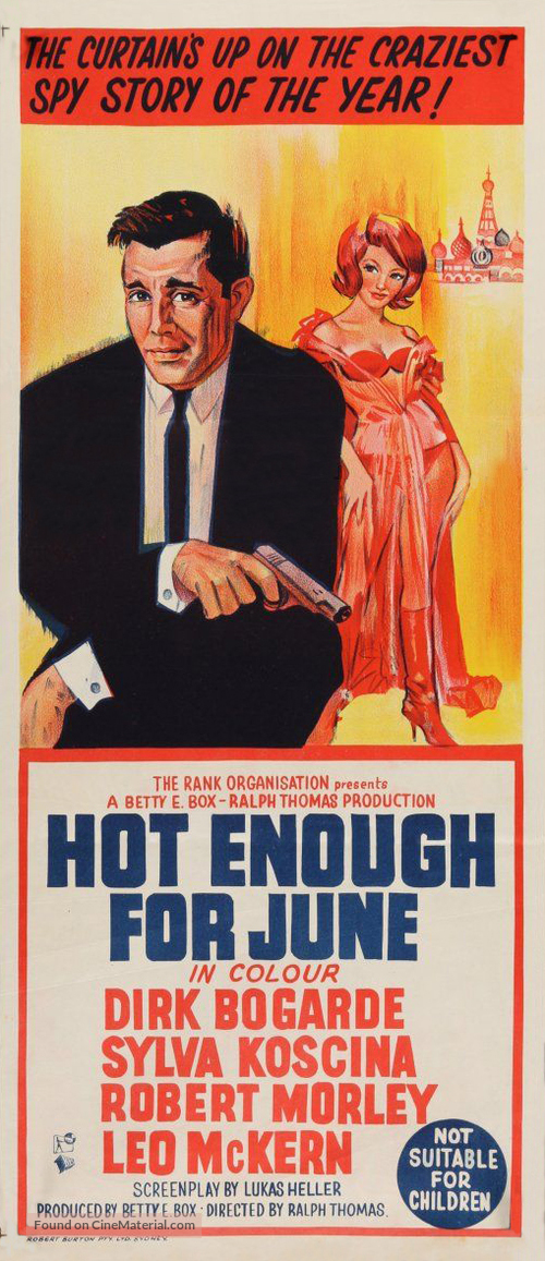 Hot Enough for June - Australian Movie Poster