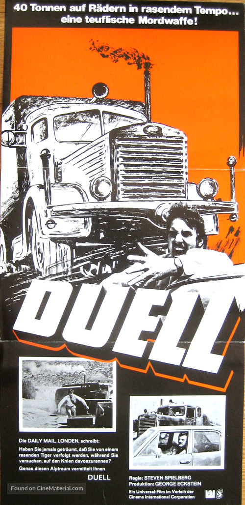 Duel - German Movie Poster