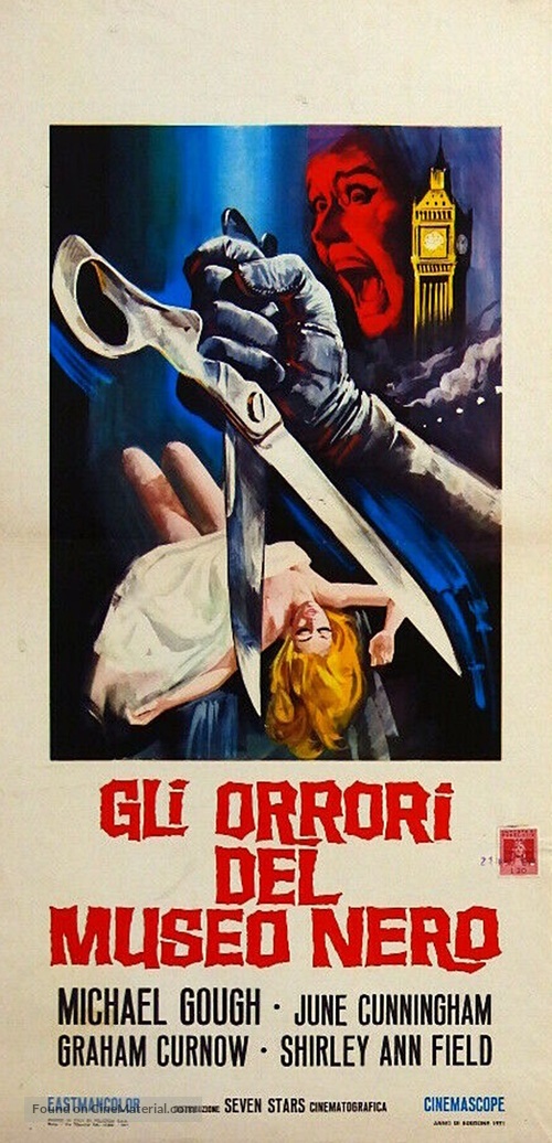 Horrors of the Black Museum - Italian Movie Poster
