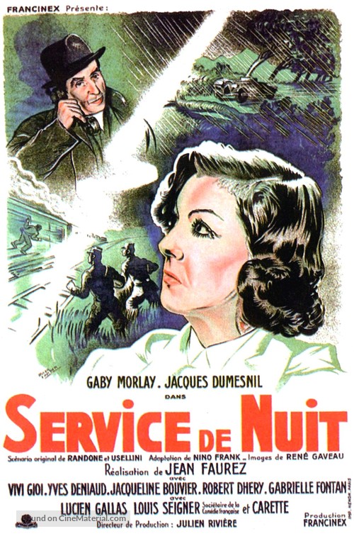 Service de nuit - French Movie Poster