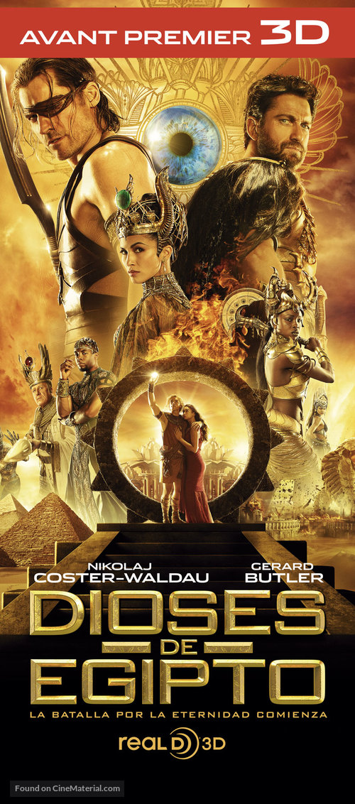 Gods of Egypt - Chilean Movie Poster