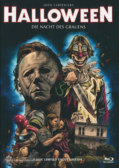 Halloween - German Blu-Ray movie cover