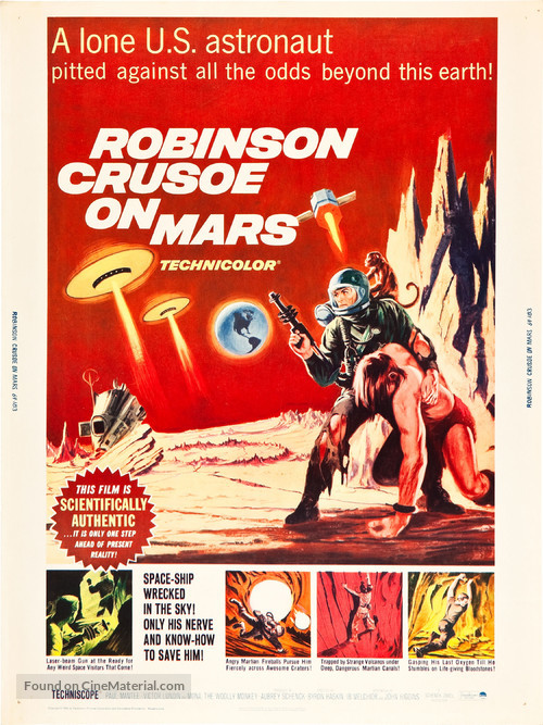 Robinson Crusoe on Mars - Movie Poster