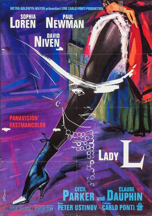 Lady L - German Movie Poster