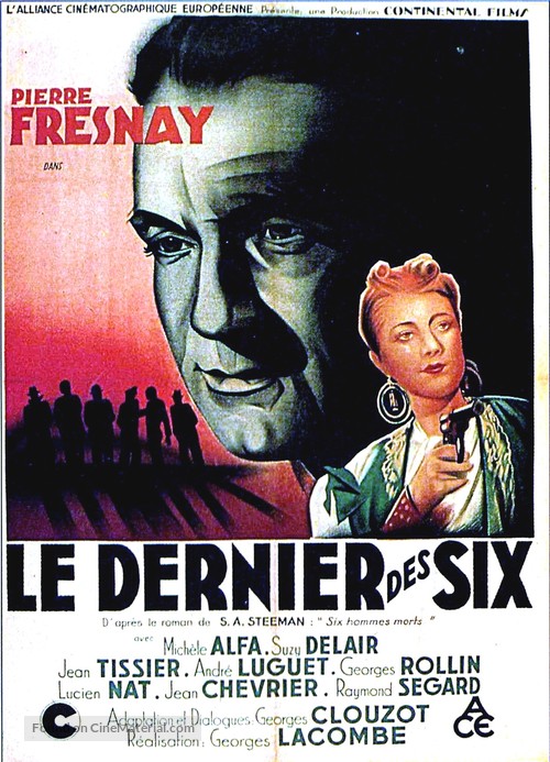 Le dernier des six - French Movie Poster