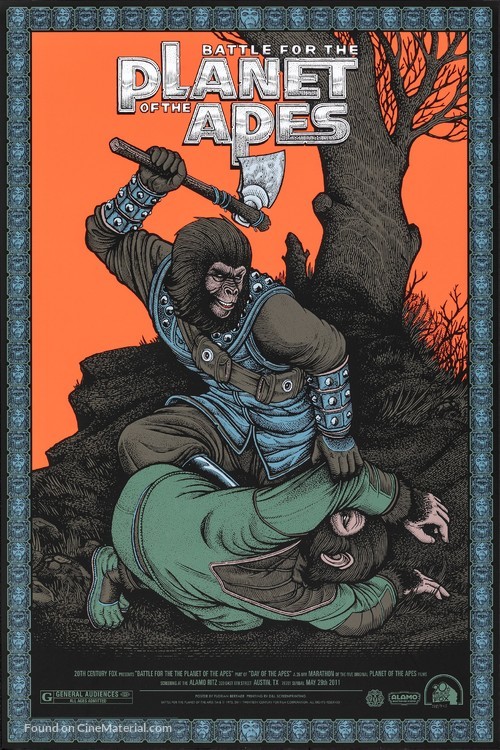 Battle for the Planet of the Apes - poster